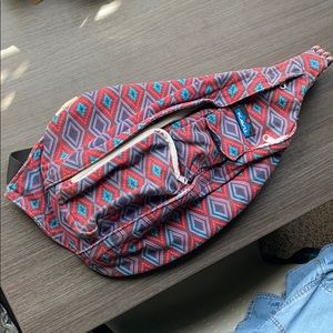 Red and blue Kavu bag